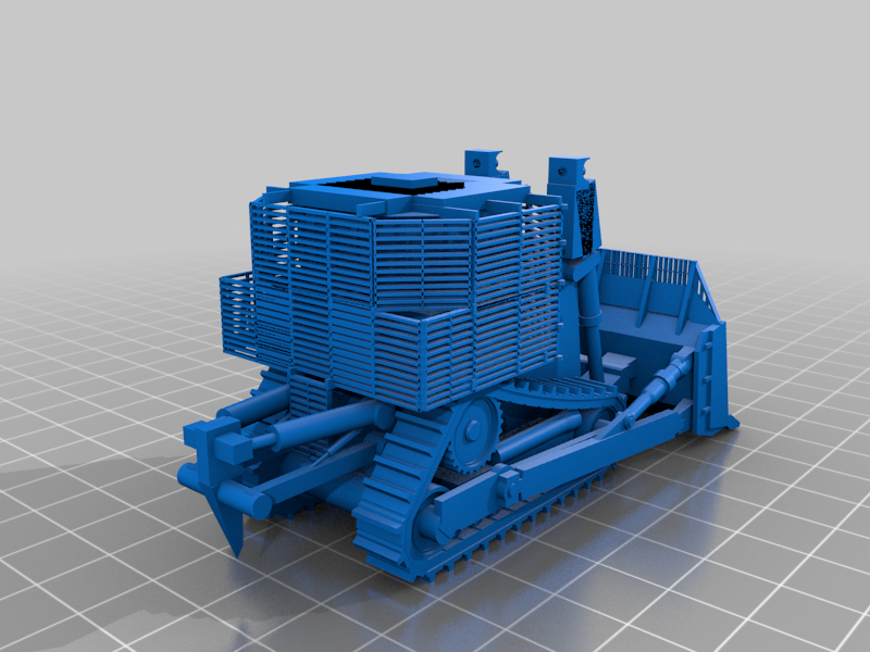 D9 Dozer with Bar Armor