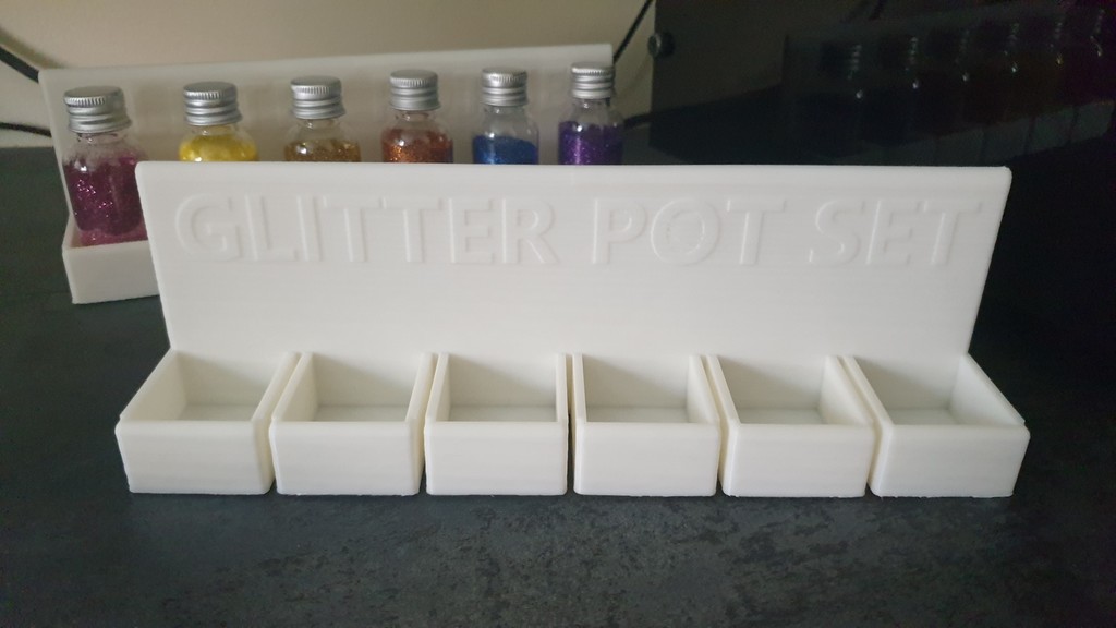 Glitter Pot Set Organiser