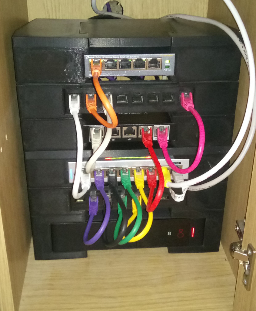 Mini Modular Network Rack