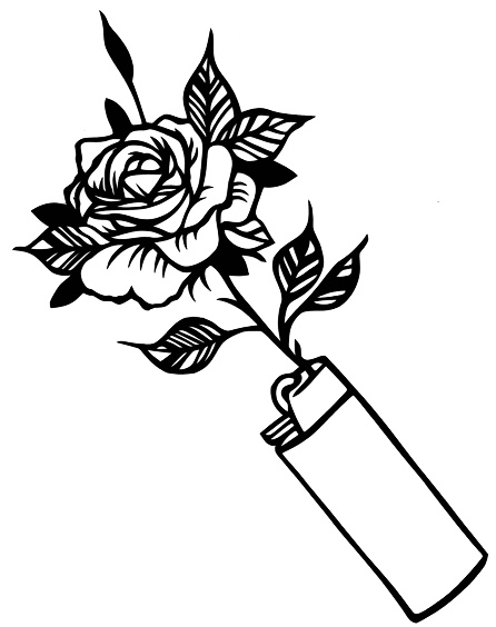 2d Rose Lighter