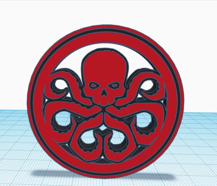 Extruder Roll settings with Hydra logo