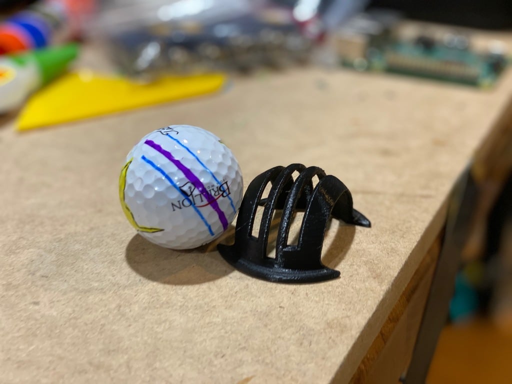 Golf Ball Marker - Three Line