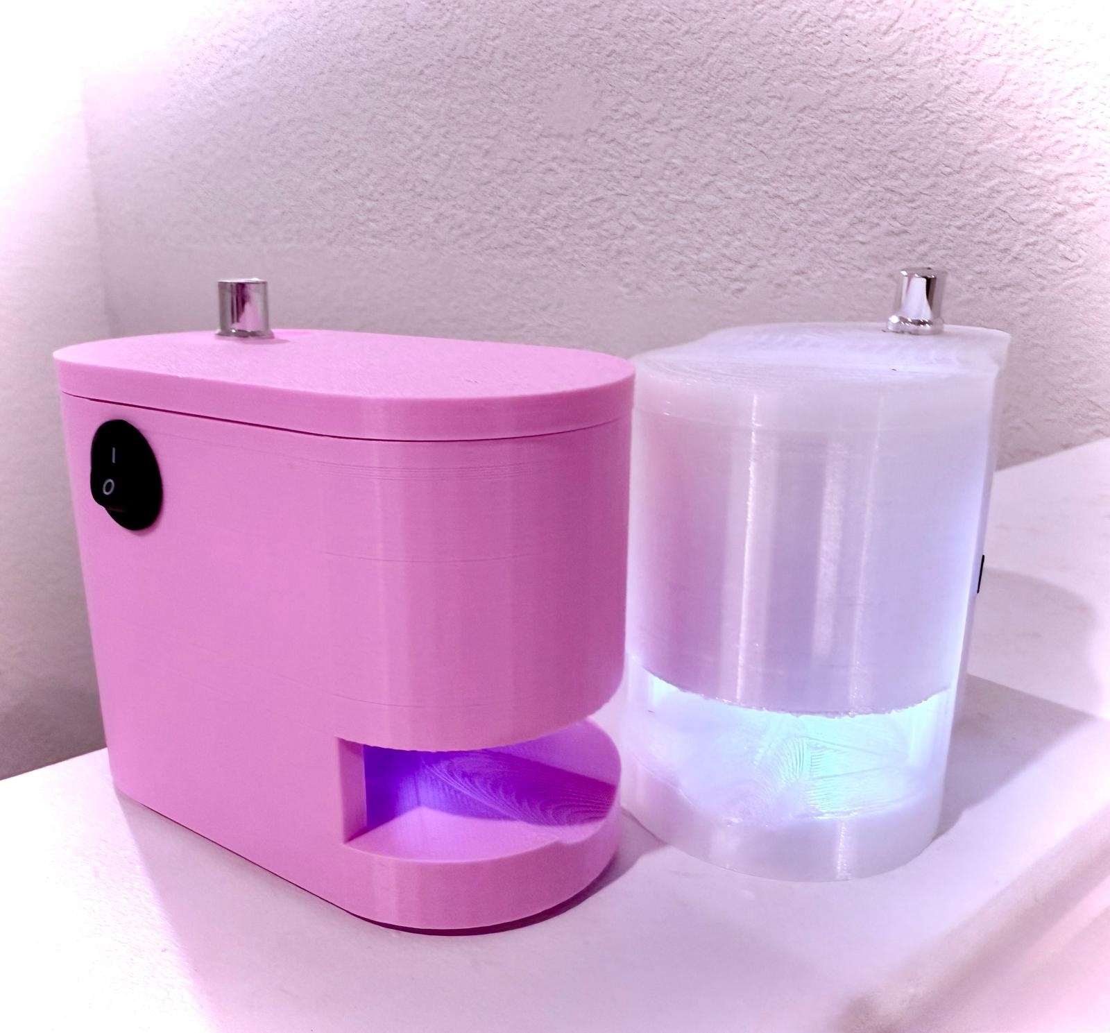 The DIY Magnetic Nail Polish Spinner / Motorized, Adjustable Speed & Height, Glass Bead