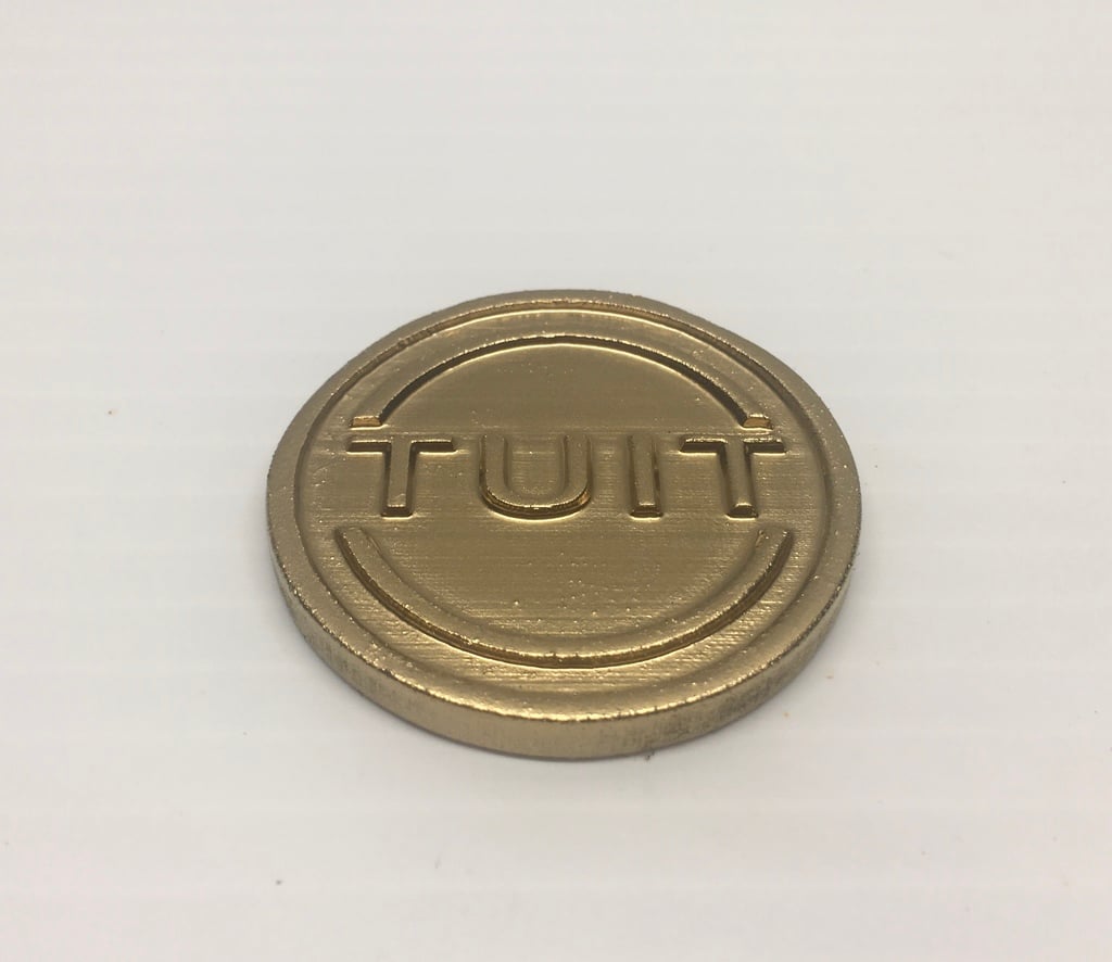 Round TUIT Coin