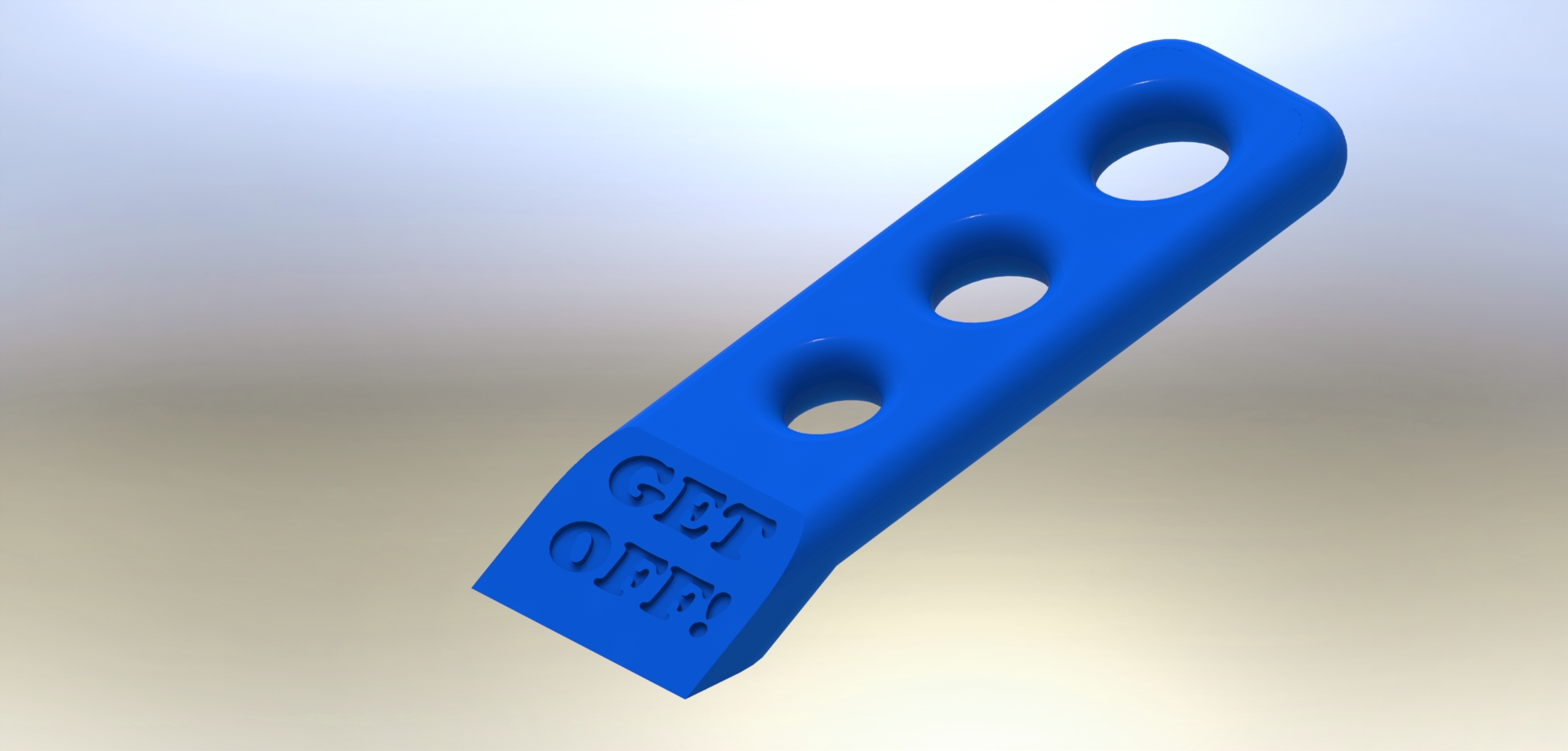 The "Get Off!" Parts Scraper.