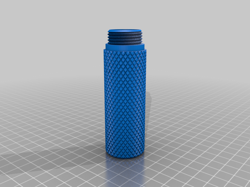 Knurled Screw-Top Container - Extended