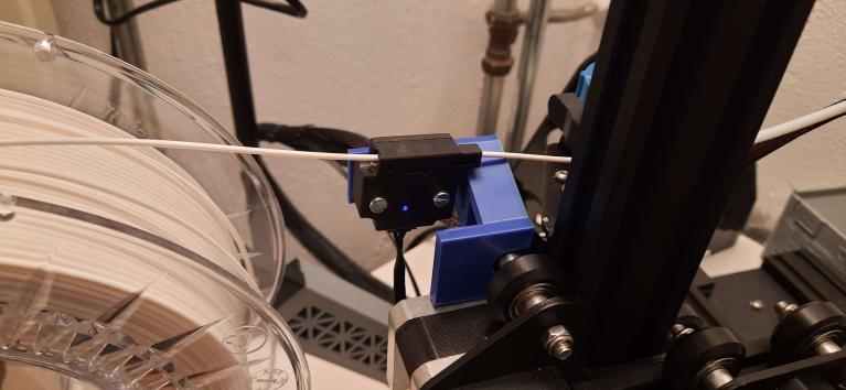 Ender 3v2 filament runout sensor mount