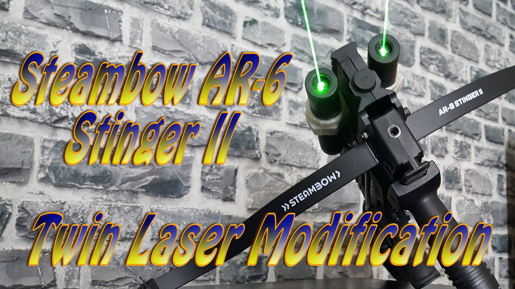 Steambow AR-6 Stinger II Twin Laser Holder