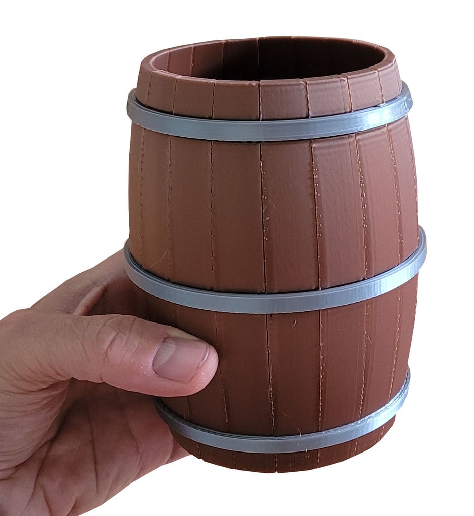 The wine barrel box