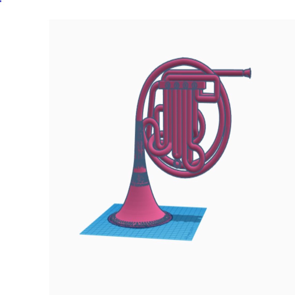 Blue French Horn