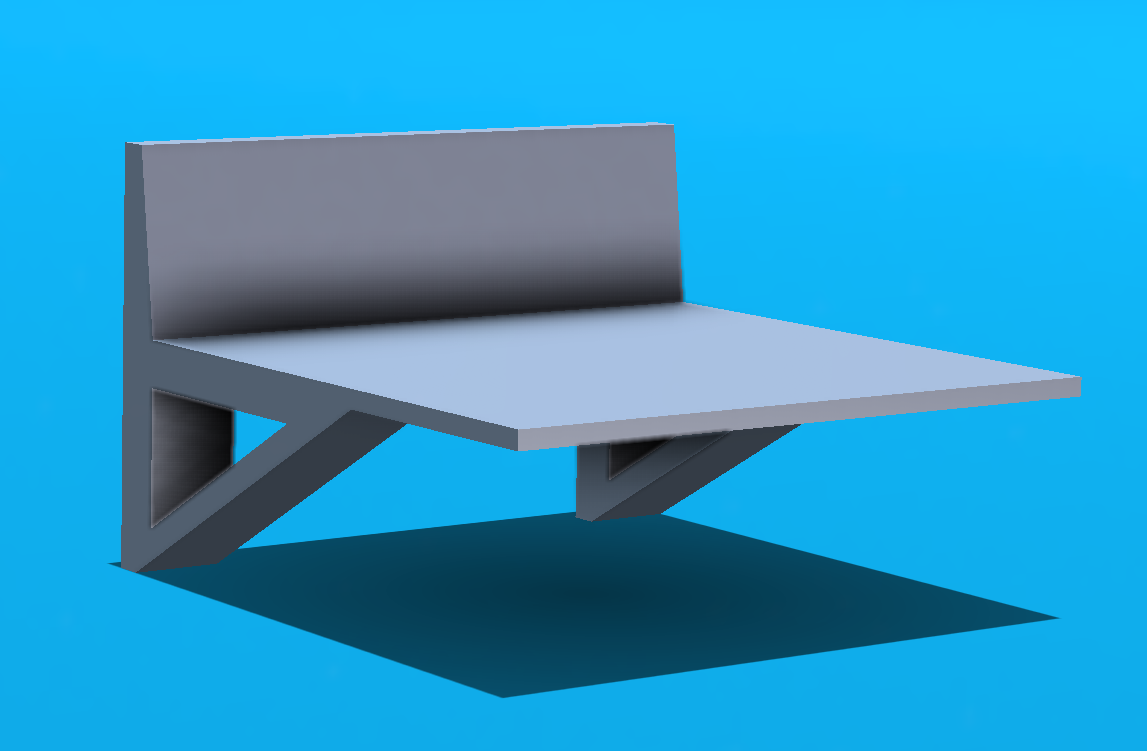 Screwless Shelf (No support)