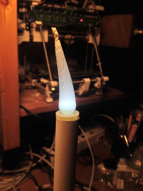 LED candle flame