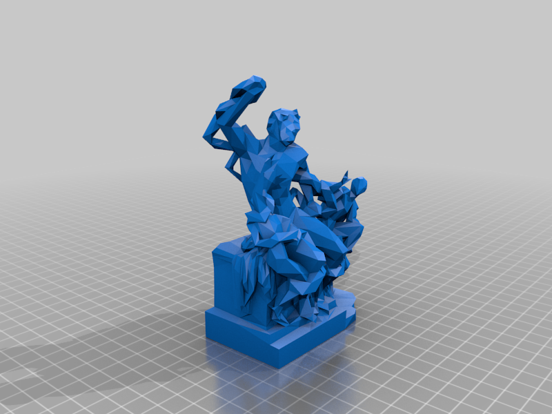 Laocoon and His Sons Low Poly
