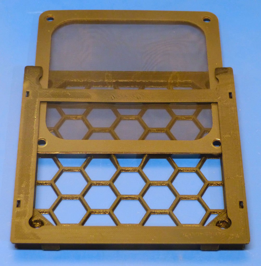 120mm PC case fan mesh dust filter holder