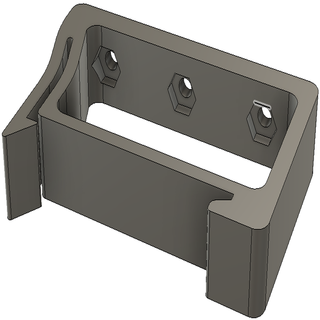 DIN Rail Clips with 5.5mm Hex Nut Recess