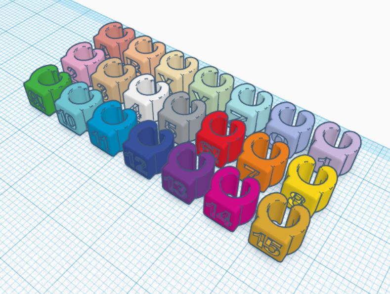 RESIZABLE CABLE LABELS SET