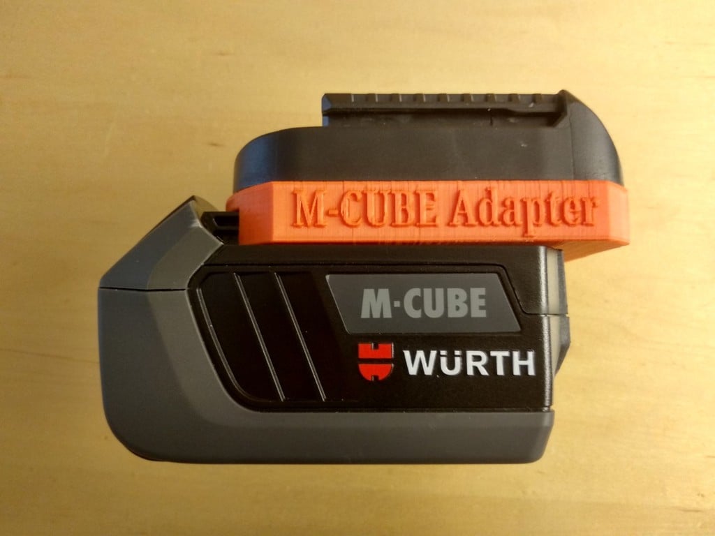 Würth M-CUBE (Battery) to Bosch 18V (Tool) Adapter