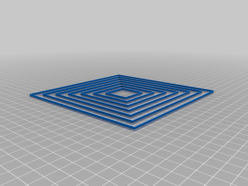 Concentric Squares Leveling test