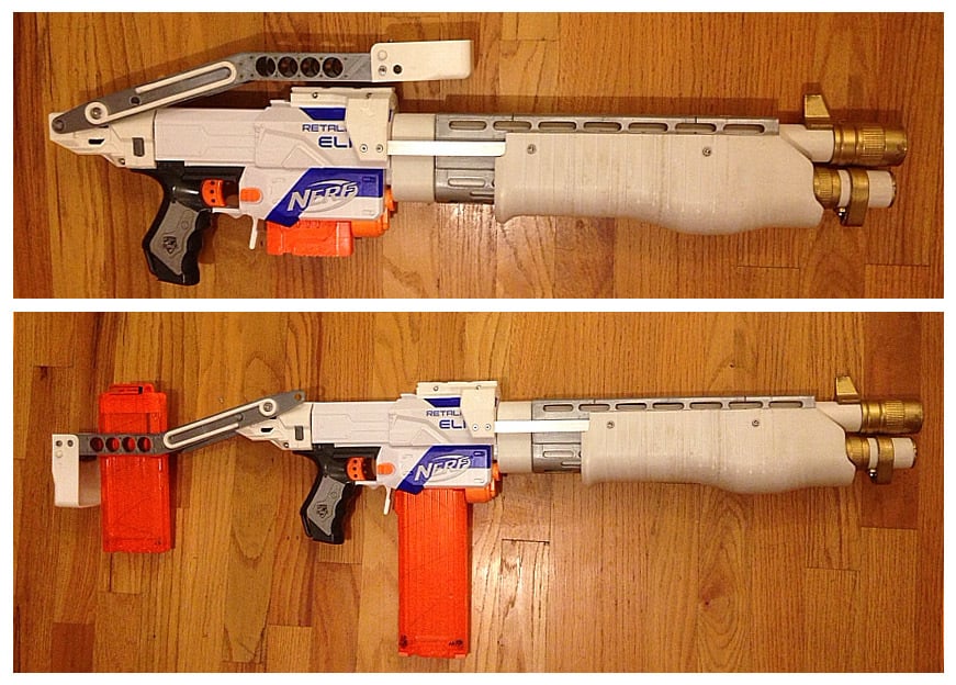 Nerf SPAS-12 Styled Collapsible Stock