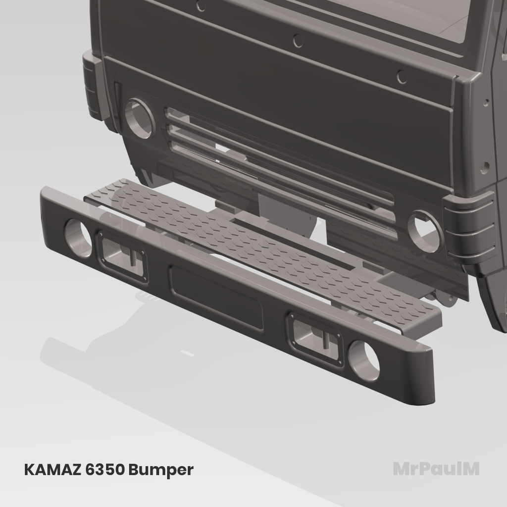 RC TRUCK 8x8 KAMAZ 6350 3D: BUMPER