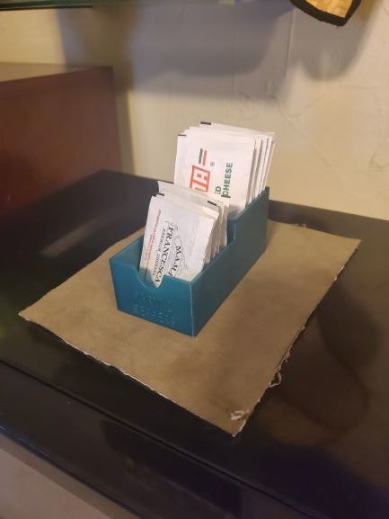 Parmesan and Red Pepper Packet Holder