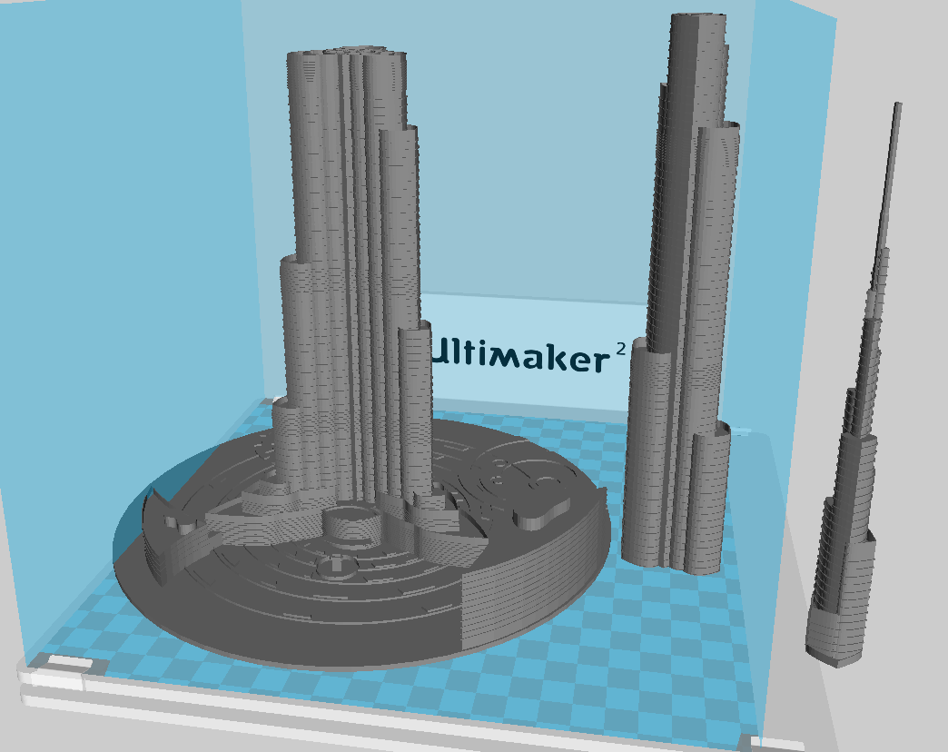 Burj Khalifa - 3 piece print