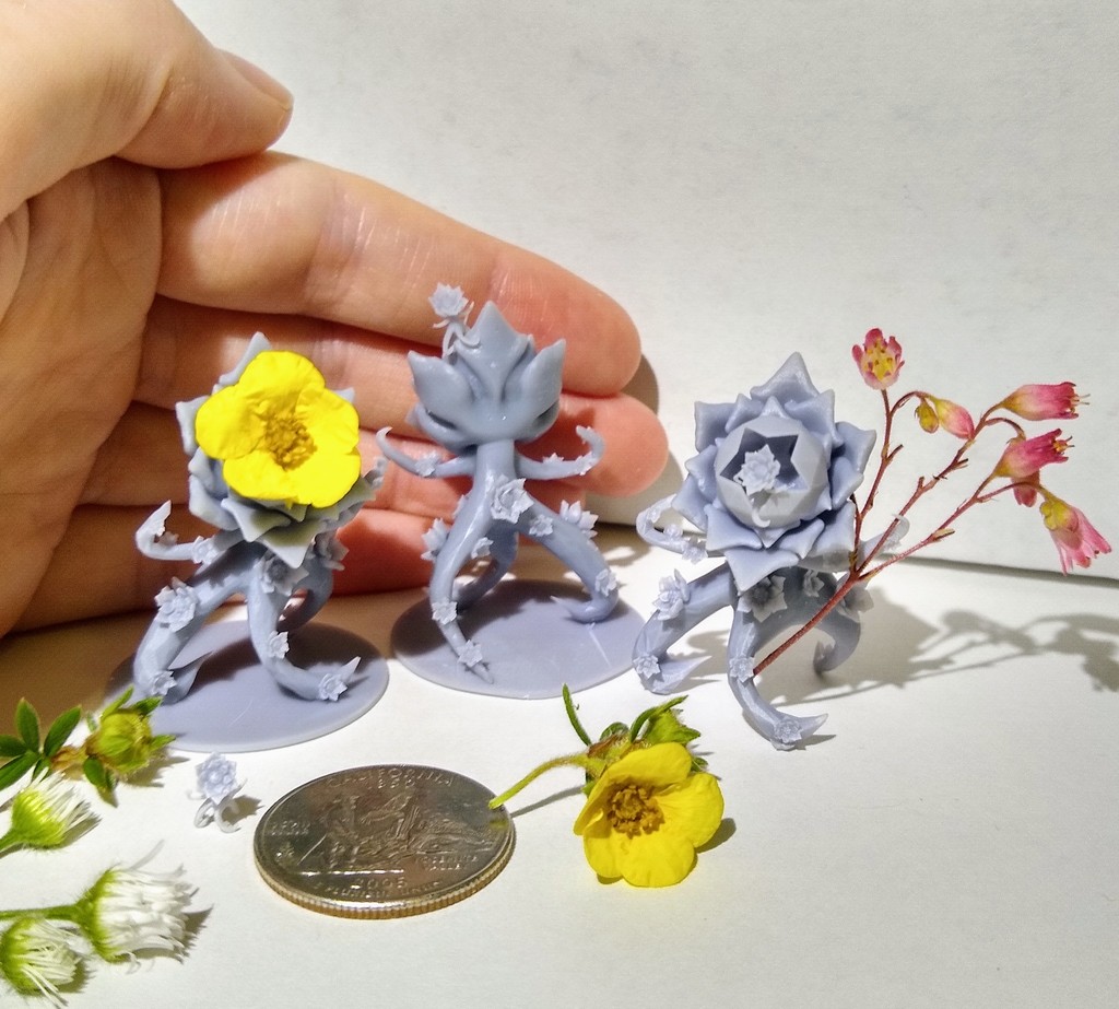 Kangaroo/Mecha Flower Guy Art Toy