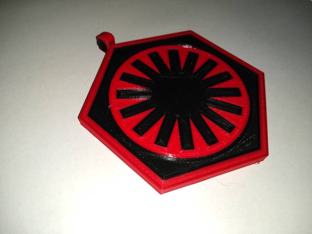 First Order logo medallion - dual color 