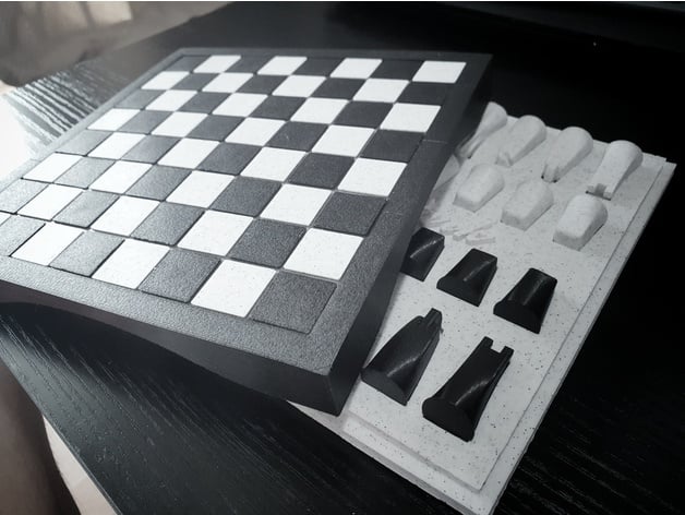 Chess Set Board Pieces Box
