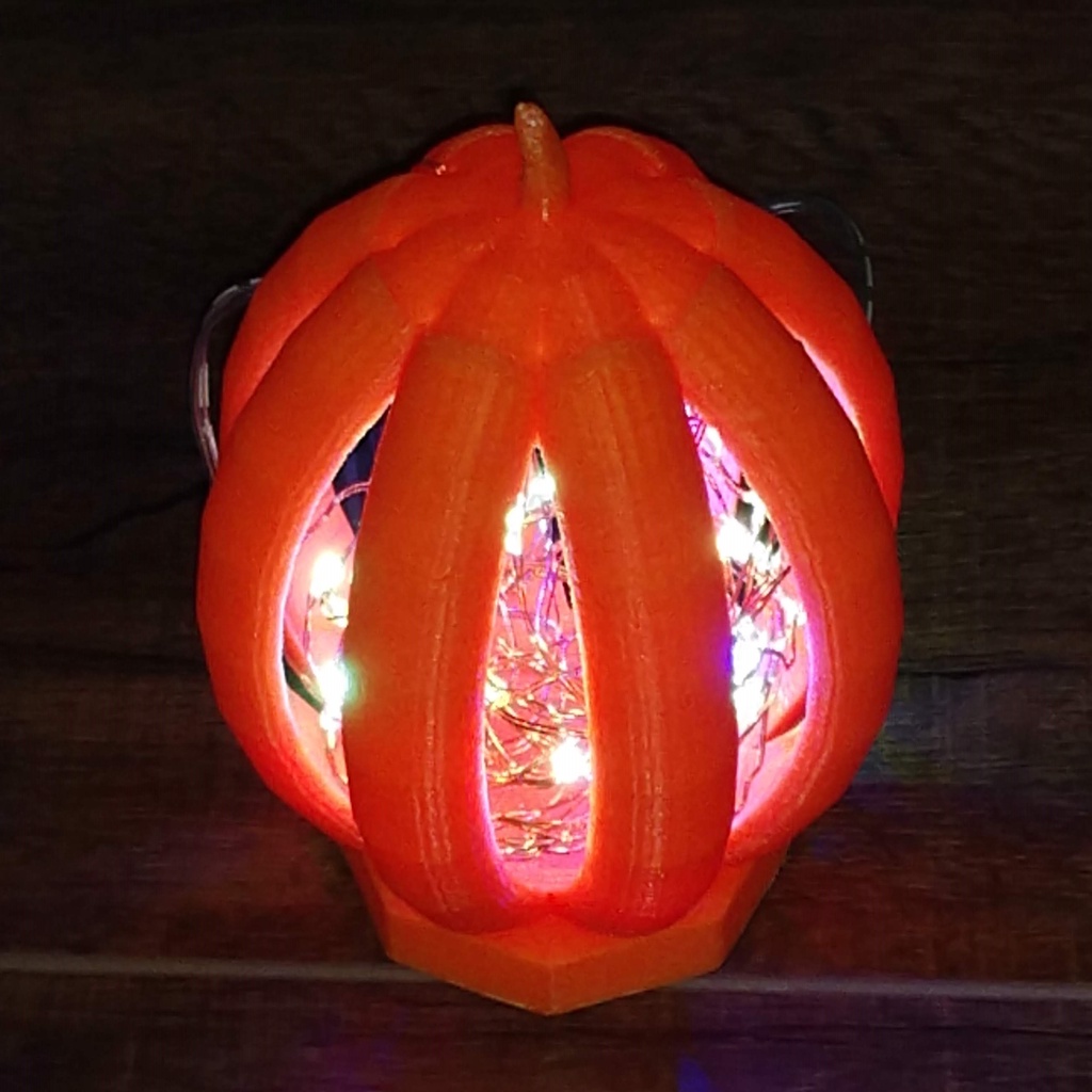 Lighted Pumpkin