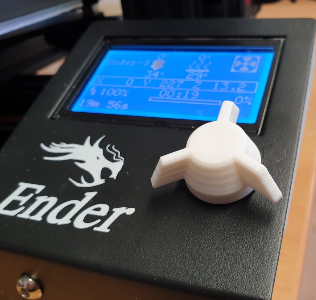 Ender 3 control knob - Prusa Mini style