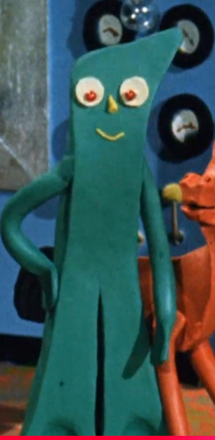 Gumby 1957 cookie cutter