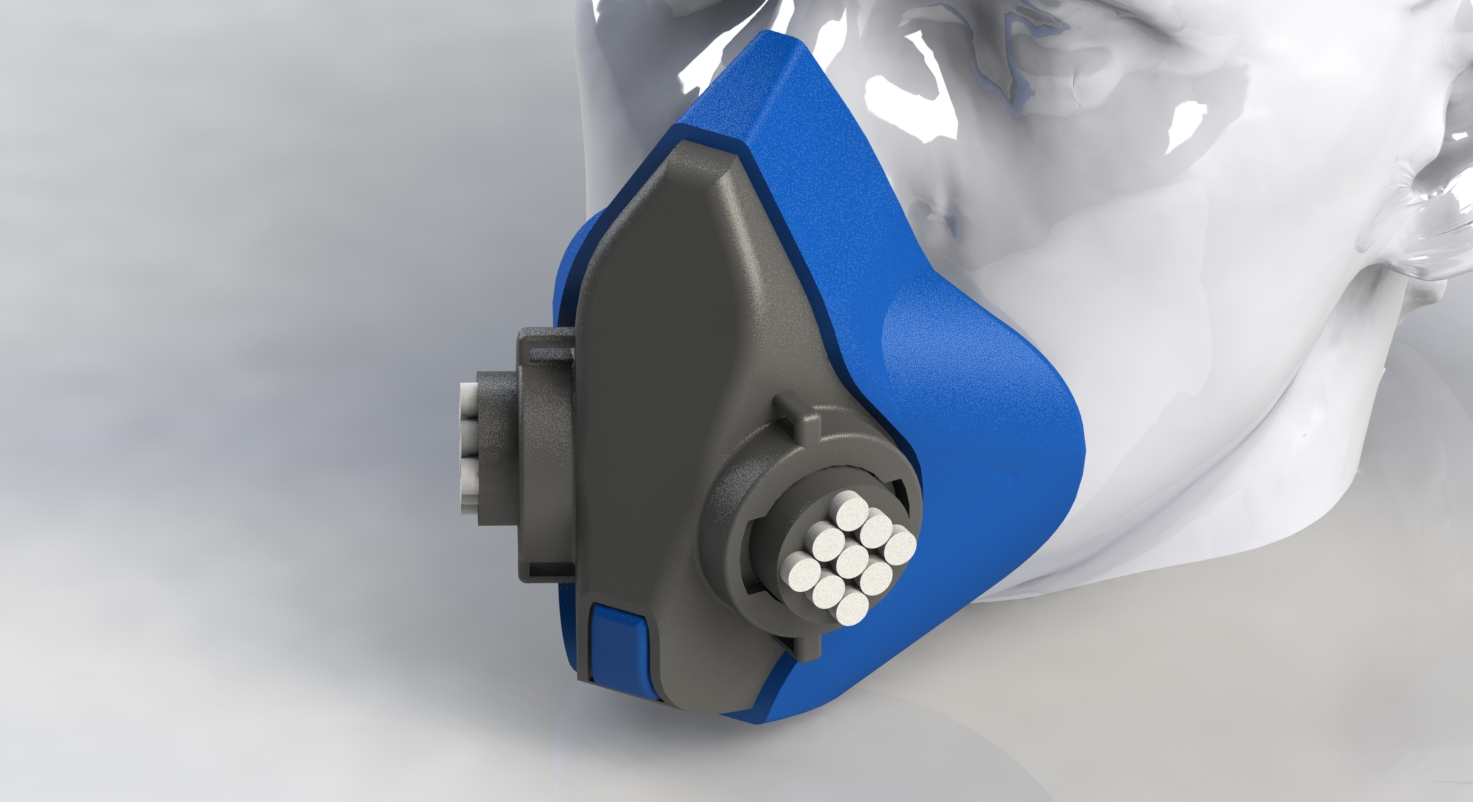 Breathing Mask (work with common cig filters 7mm)