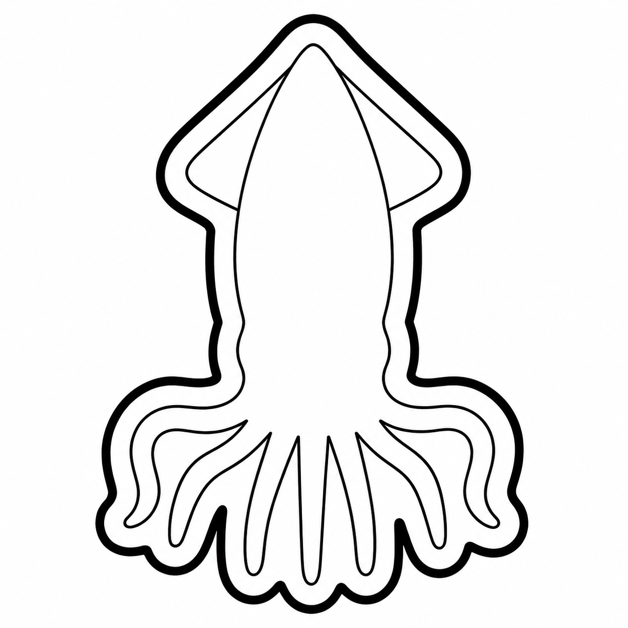 Squid Cookie Cutter