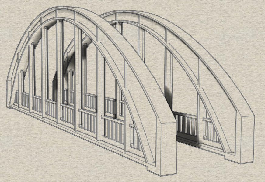 Train bridge