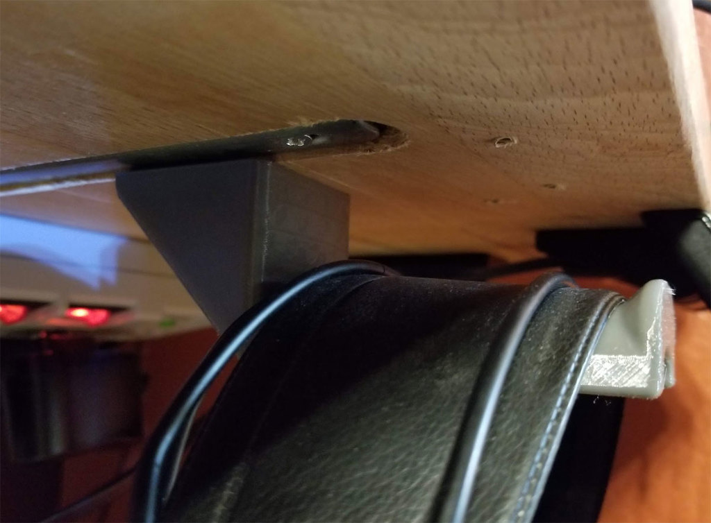 Under Desk Headphone Holder