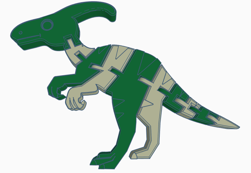 Flexi Parasaurolophus Remix
