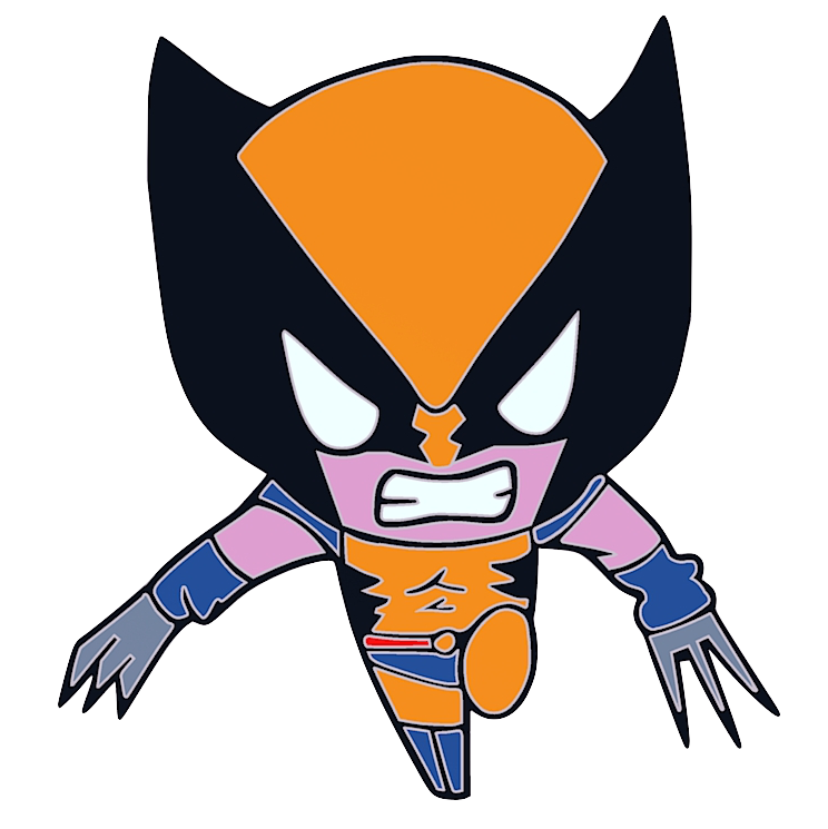 Badge chibi Wolverine