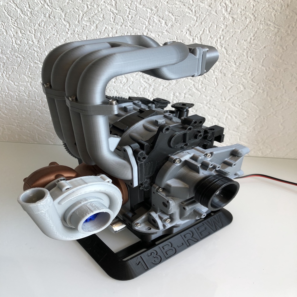 Display Stand For Mazda RX7 Wankel Rotary Engine 13B-REW by ericthepoolboy  