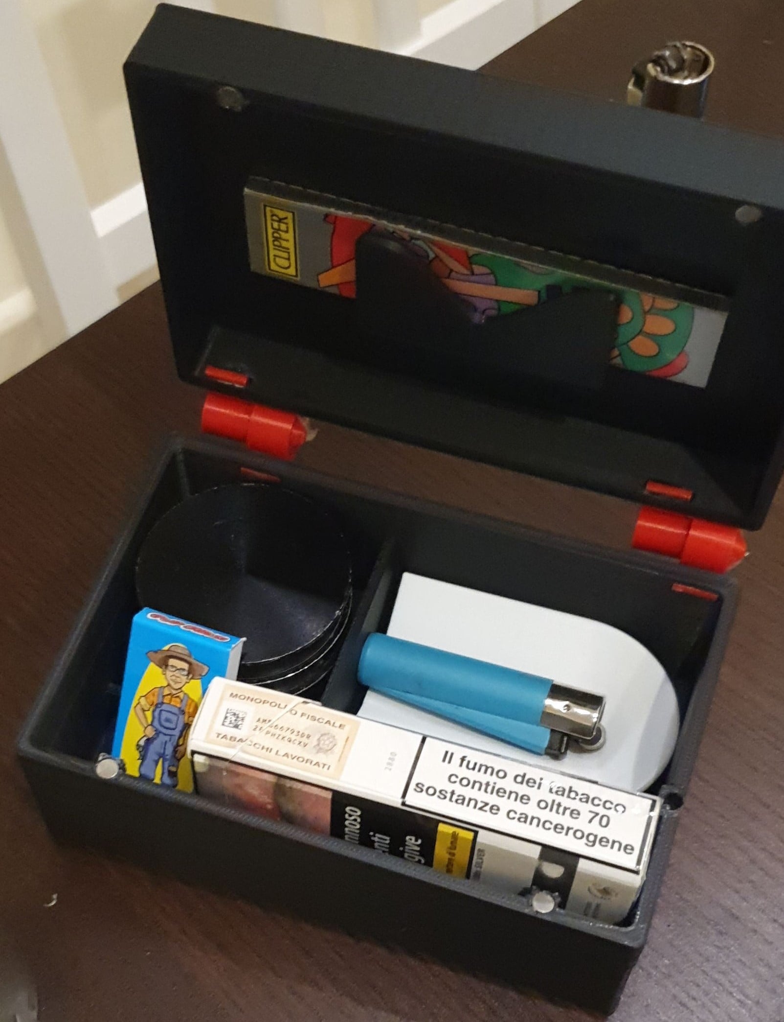 ROLLING BOX/ WEED BOX/ SCATOLA ERBA NO SCREWS