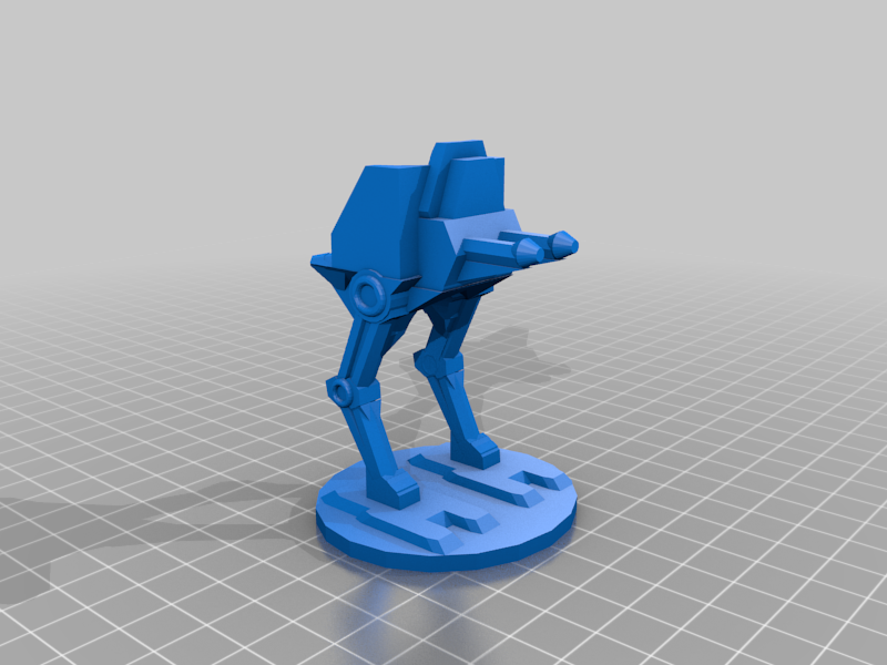 Sci-fi scout walker for minis