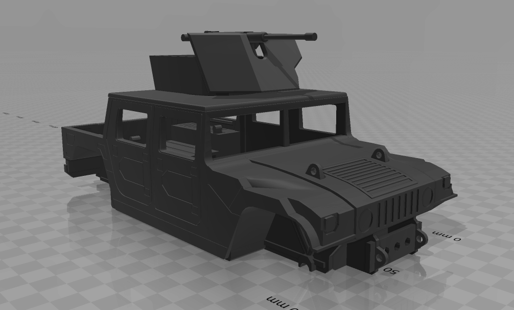 Playmobil Compatible Gun Turret for Humvee