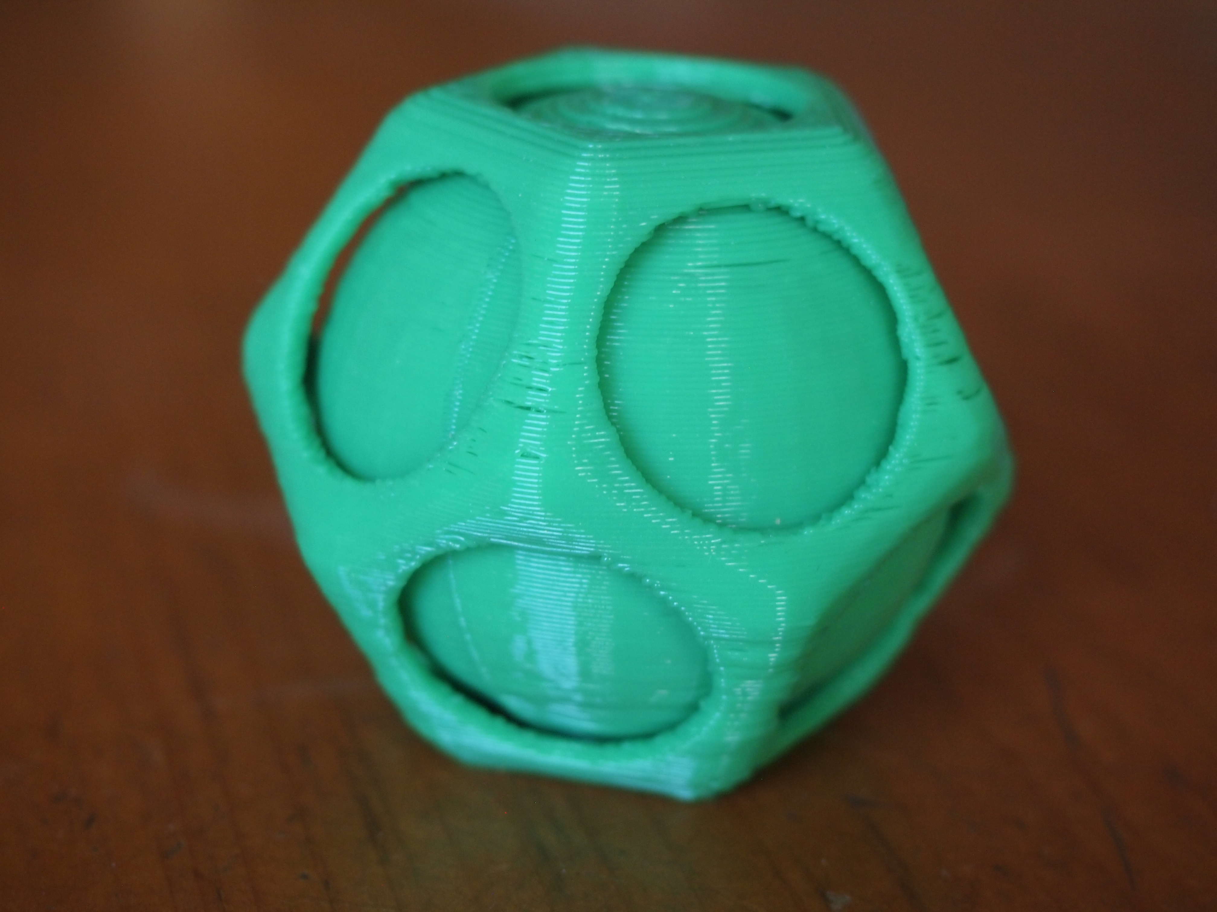 Sphere trapped in Dodecahedron