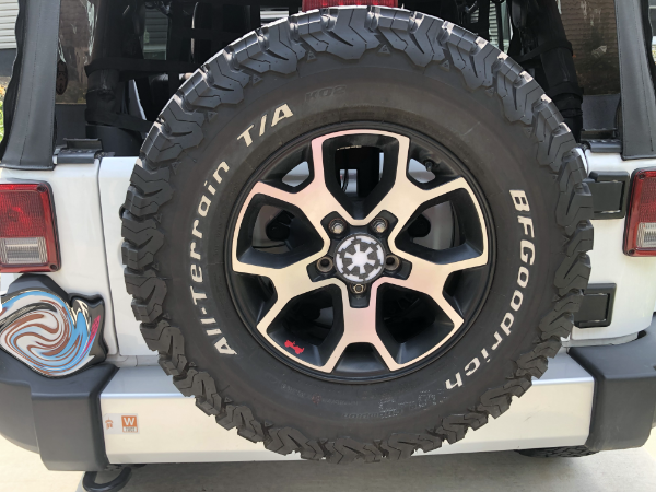 Star Wars Spare Tire Hub Cap for Jeep Wrangler