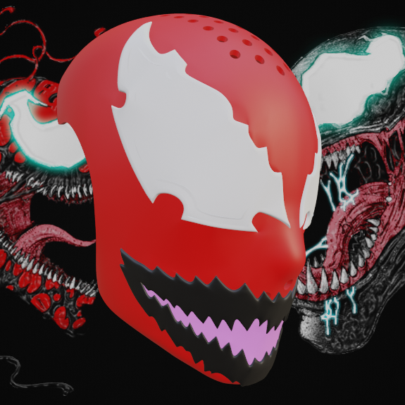 Carnage inspired face Shell