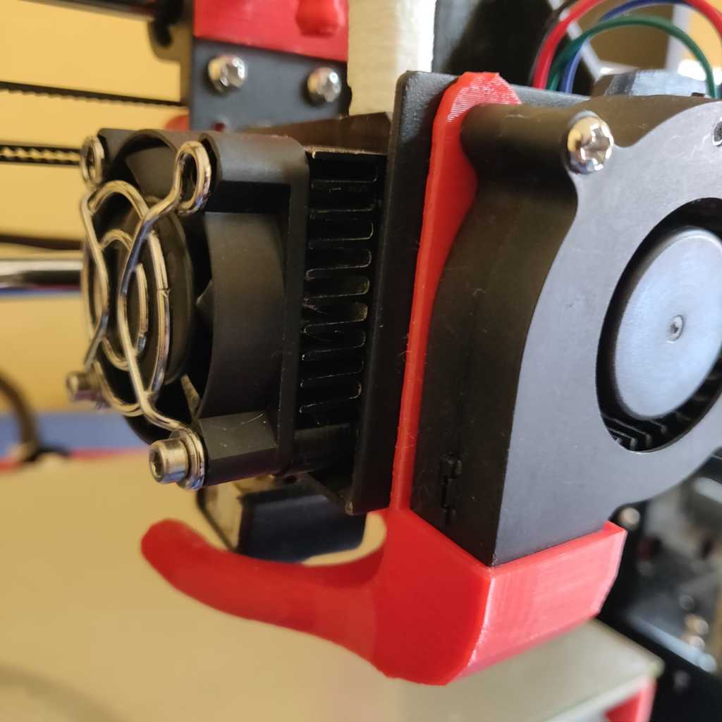High flow semicircular fan duct for Anet A8