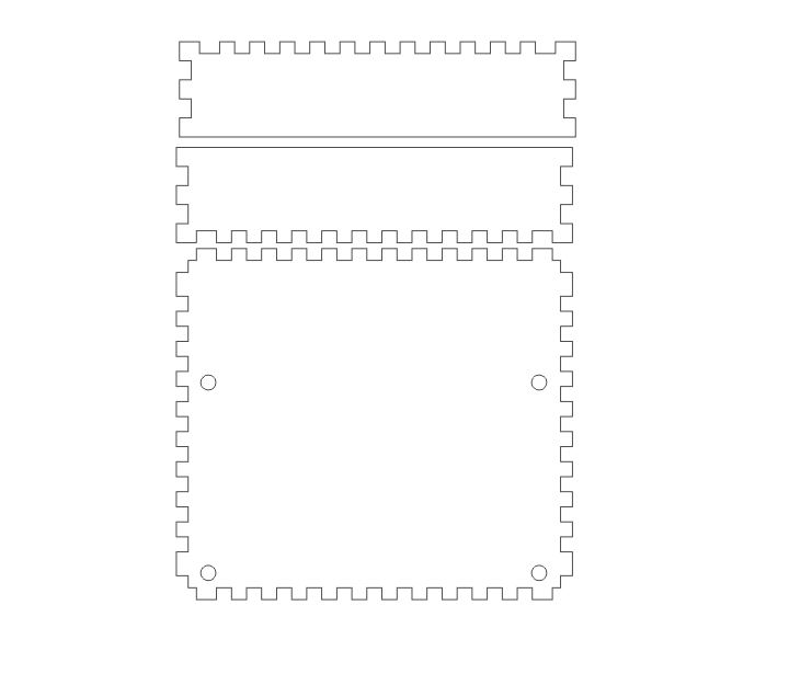 Mounting Template - Mini 5 Axis CNC Breakout Board Stepper Driver Controller Mach3