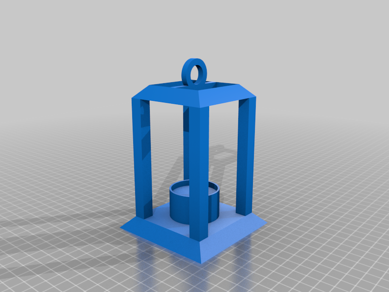 Hanging LED Candle Lantern