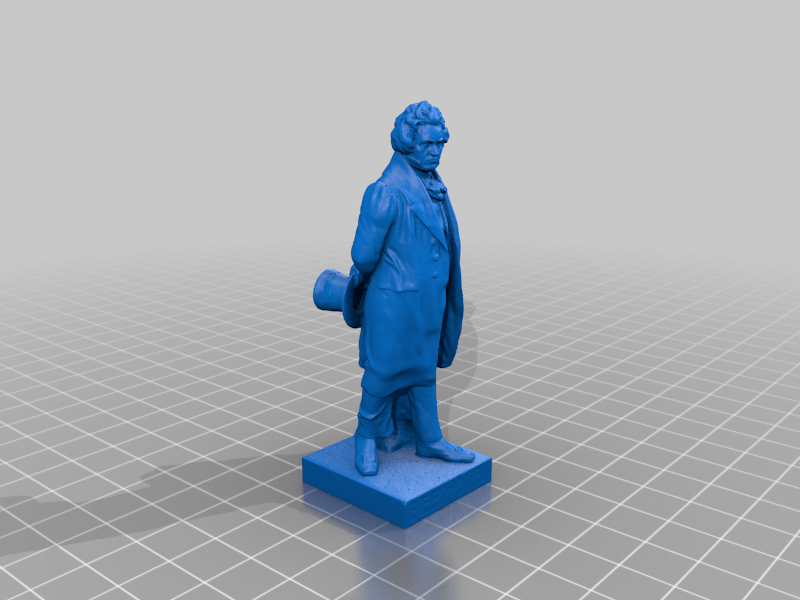 Beethoven monument by noe-3d.at