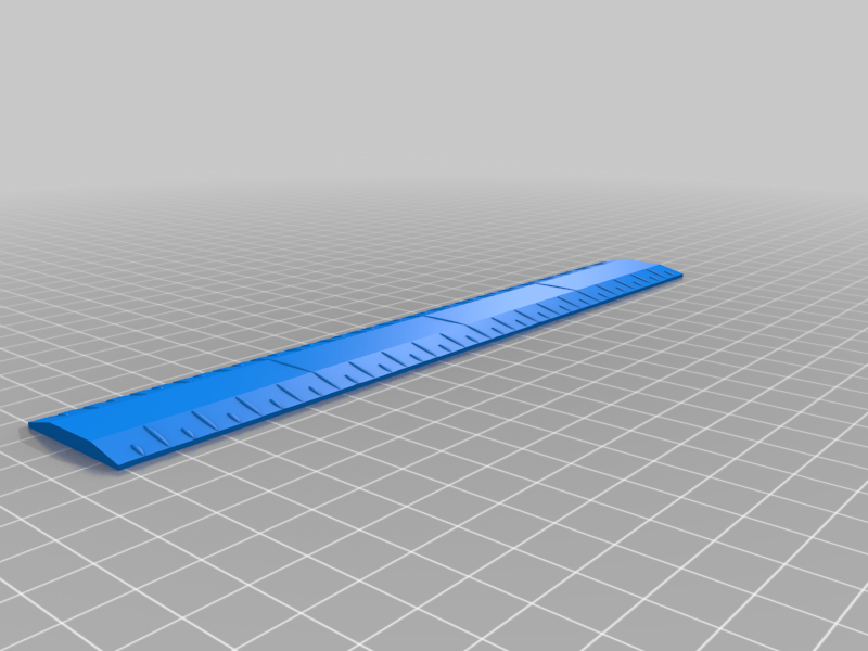 Tactile ruler (20cm)